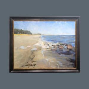 Bjärby strand åt norr