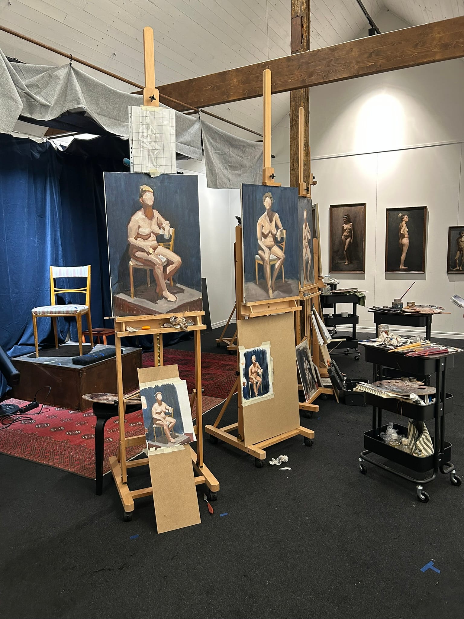 22 – 25 oktober 2026 • Oljemålning från levande modell – Isola Gård, Öland